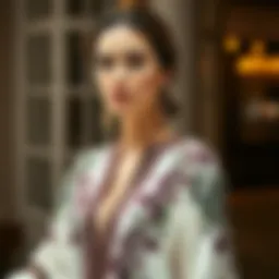 Elegant tunic design with intricate patterns