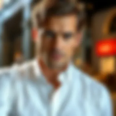 Formal Styling with Classic White Shirt Smart formal look with a white shirt