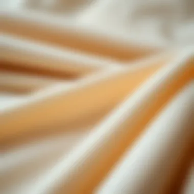 Close-up of fabric texture showcasing quality materials