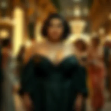 The History of Plus Size Evening Fashion Historical evolution of plus size evening dresses through the decades