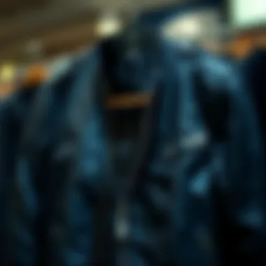 Tips for Maintaining Navy Leather Jacket Tips for maintaining a navy leather jacket displayed creatively