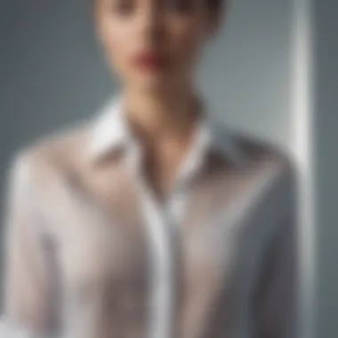 The Elegance of Network Outer Shirts Elegant network outer shirt displayed in a minimalistic setting