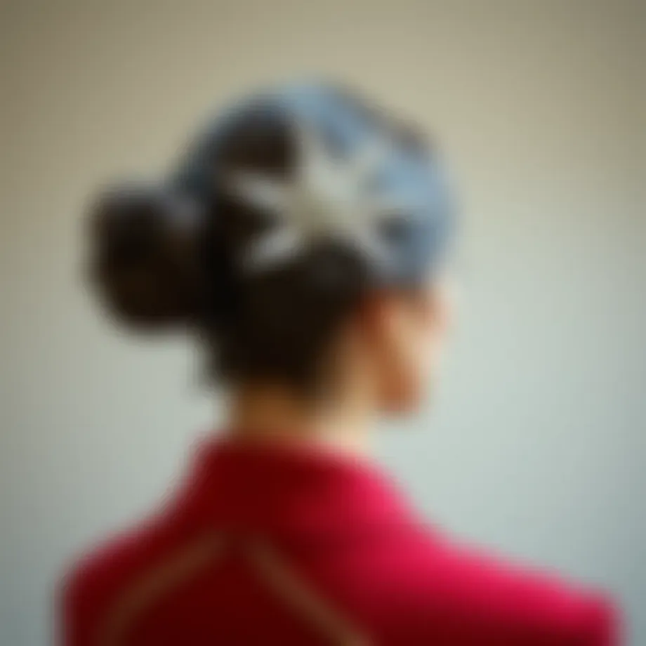 Elegant hair accessory showcasing modern design