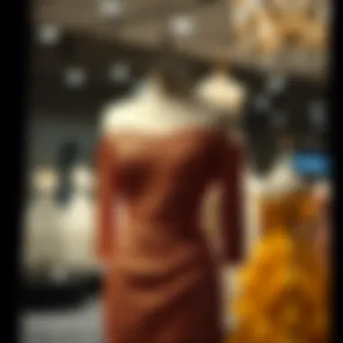 Elegant short sequin dress showcased on a mannequin