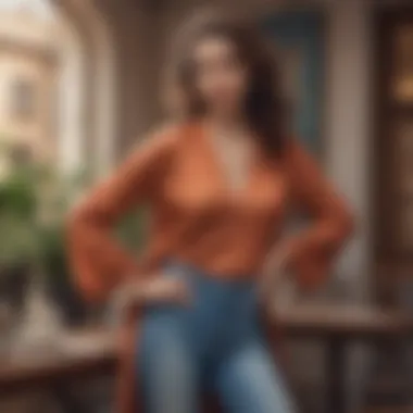 The Essence of Casual Elegance Casual outfit showcasing a blend of comfort and elegance