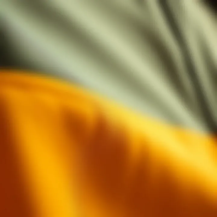 Close-up of fabric showcasing the quality of tracksuit material